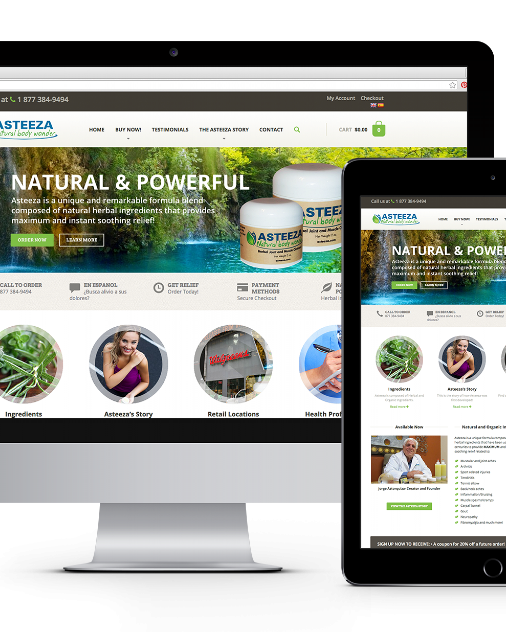 Asteeza Responsive Website Design