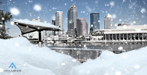 It's Snowing in Tampa, Florida!!