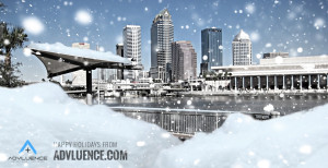 Happy Holidays from Advluence, in Tampa, Florida!