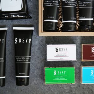 RSVP Skin Care for Men Packaging Design